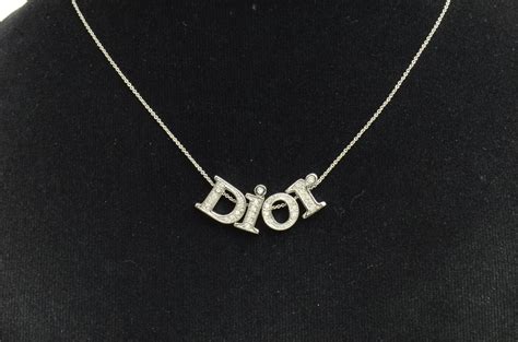 genuine christian dior necklace.